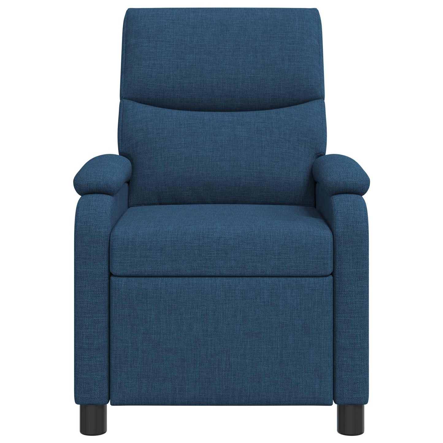 Massage Recliner Blauw Stof