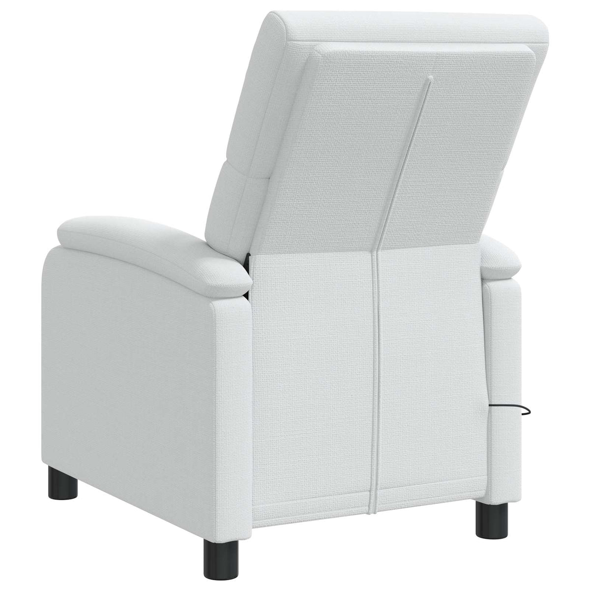 Massage Recliner Wit Stof