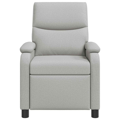 Massage Recliner Wolkengrijs Stof Wolkengrijze stof