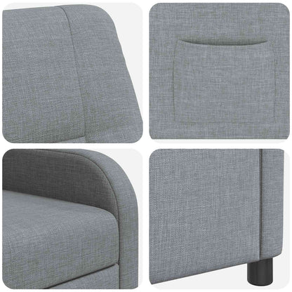 Relaxfauteuil Lichtgrijs Stof