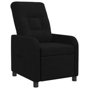 Relaxfauteuil zwart stof 66x95x100 cm