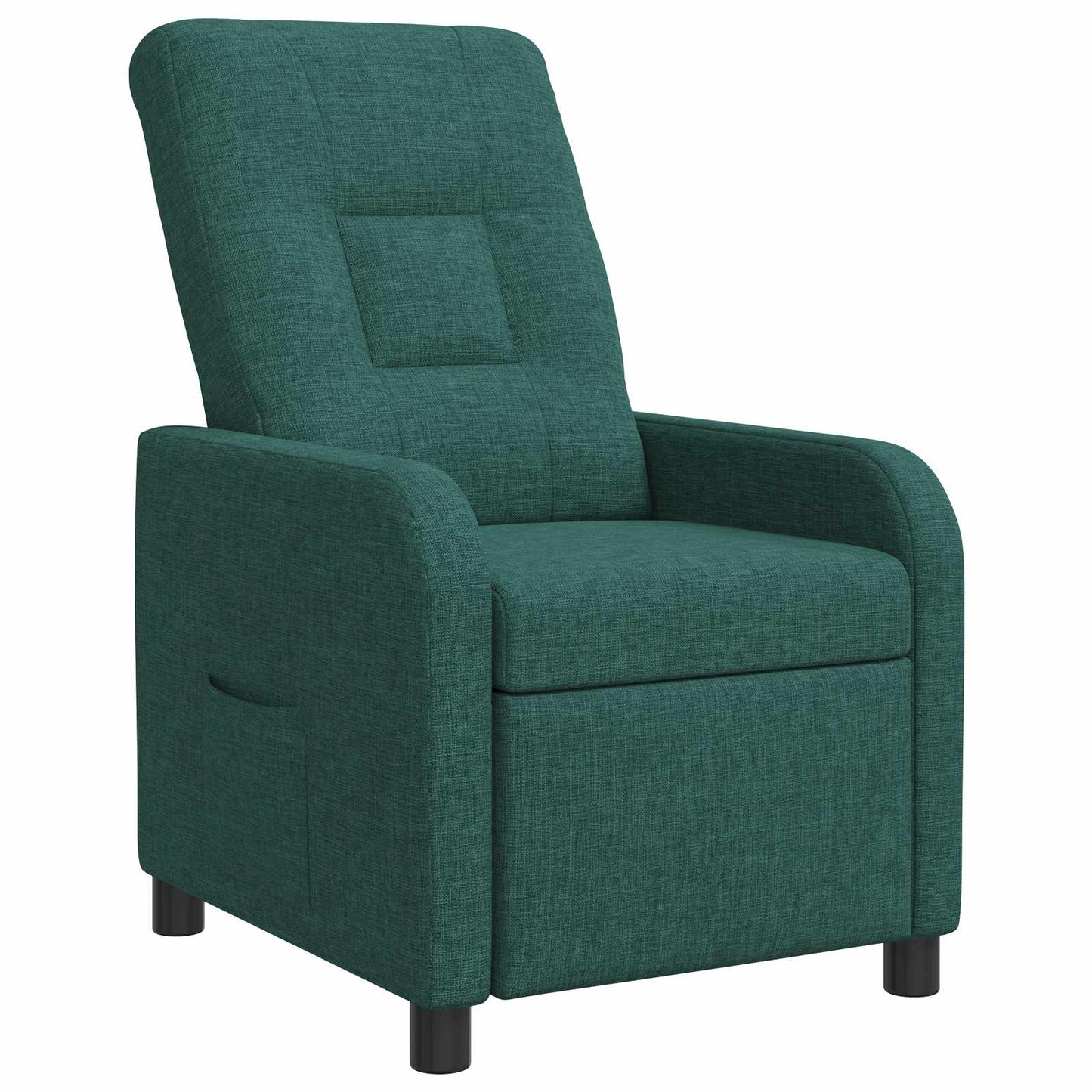 Relaxfauteuil Donkergroen Stof