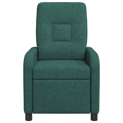 Relaxfauteuil Donkergroen Stof