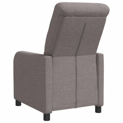 Relaxfauteuil Taupe Stof
