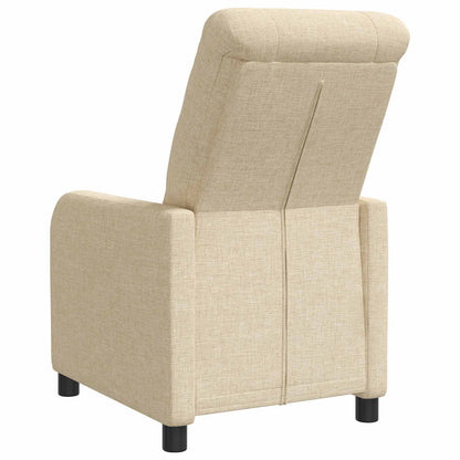 Relaxfauteuil Crèmekleurig Stof