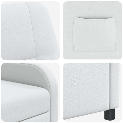 Relaxfauteuil Wit Stof
