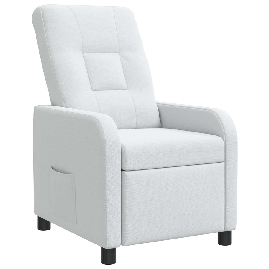 Relaxfauteuil Wit Stof