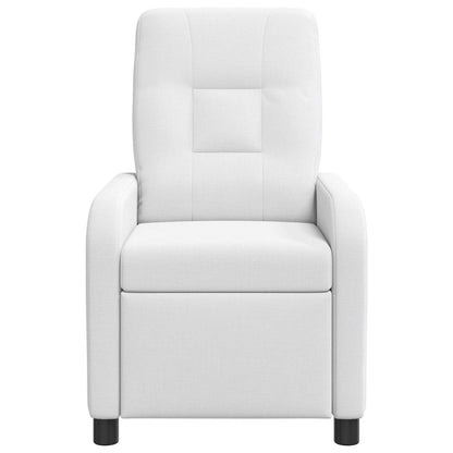 Relaxfauteuil Wit Stof