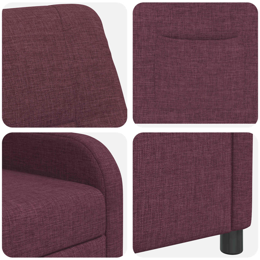 Relaxfauteuil Paars Stof