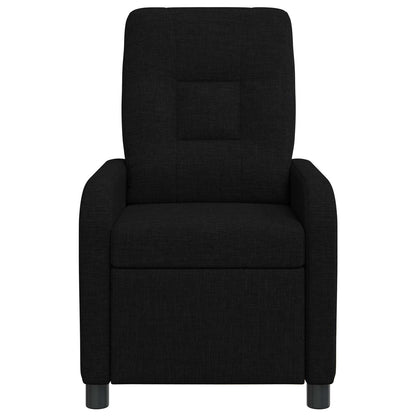 Massage Recliner Zwart Stof