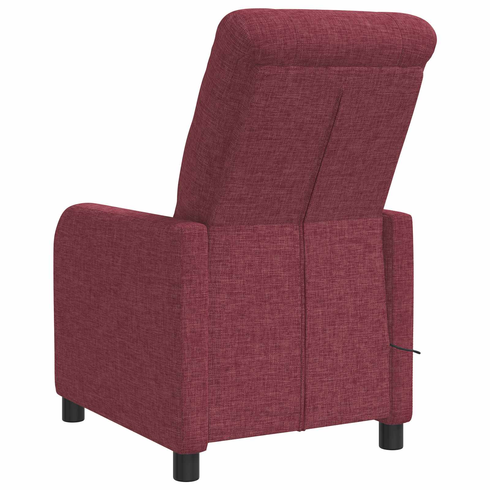 Massage Recliner Wijnrood Stof