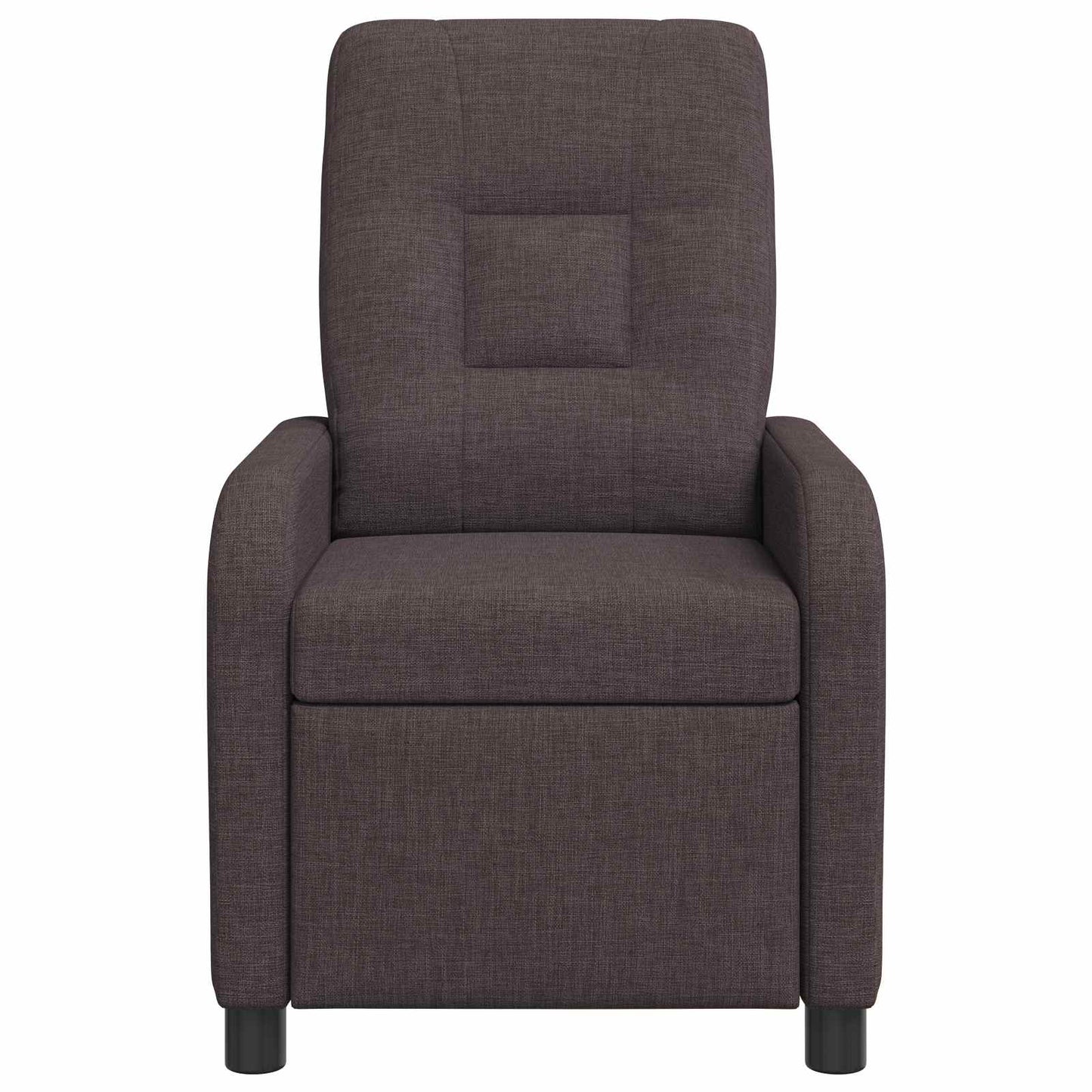 Massage Recliner Donkerbruin Stof