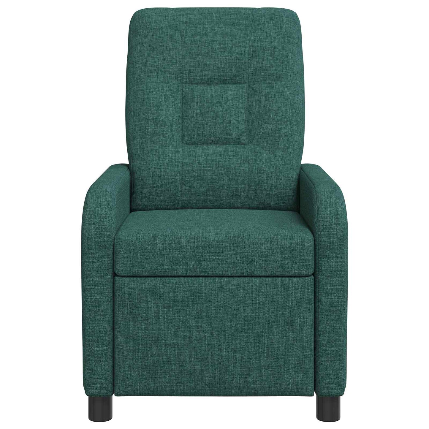 Massage Recliner Donkergroen Stof