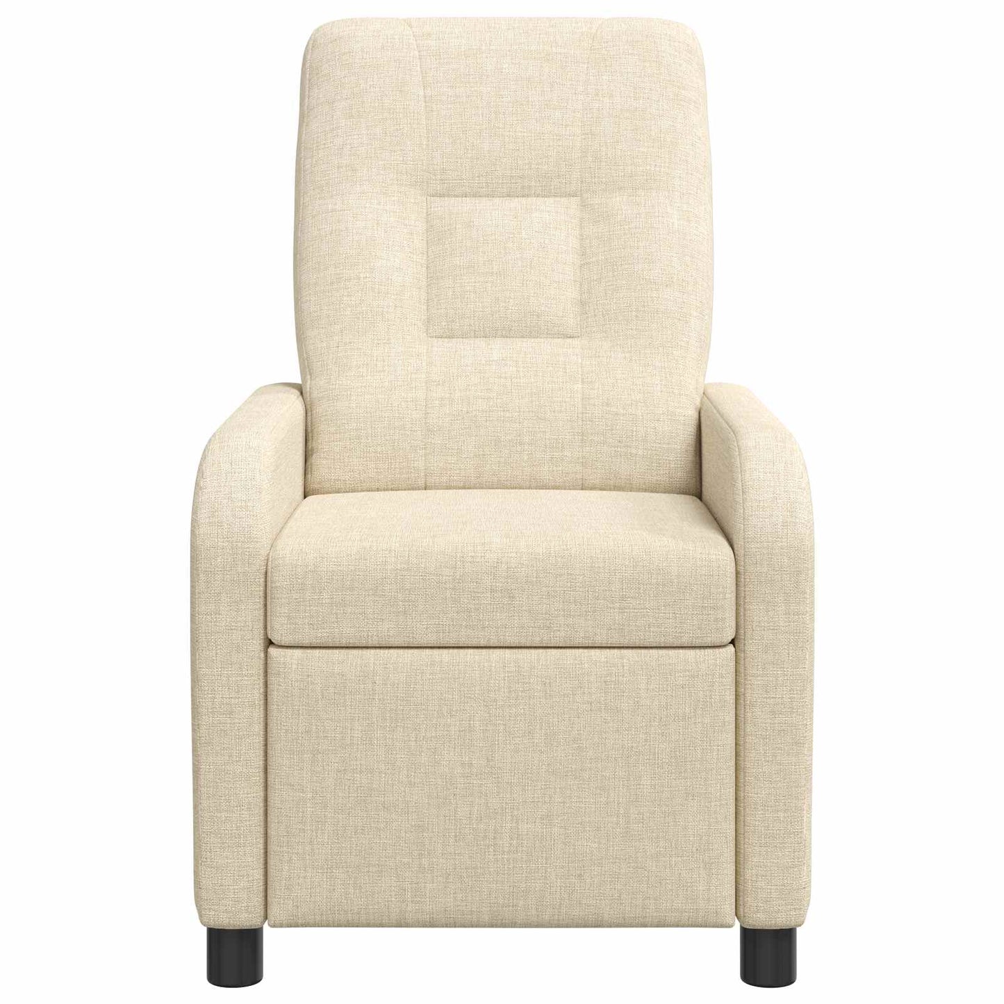 Massage Recliner Crèmekleurig Stof