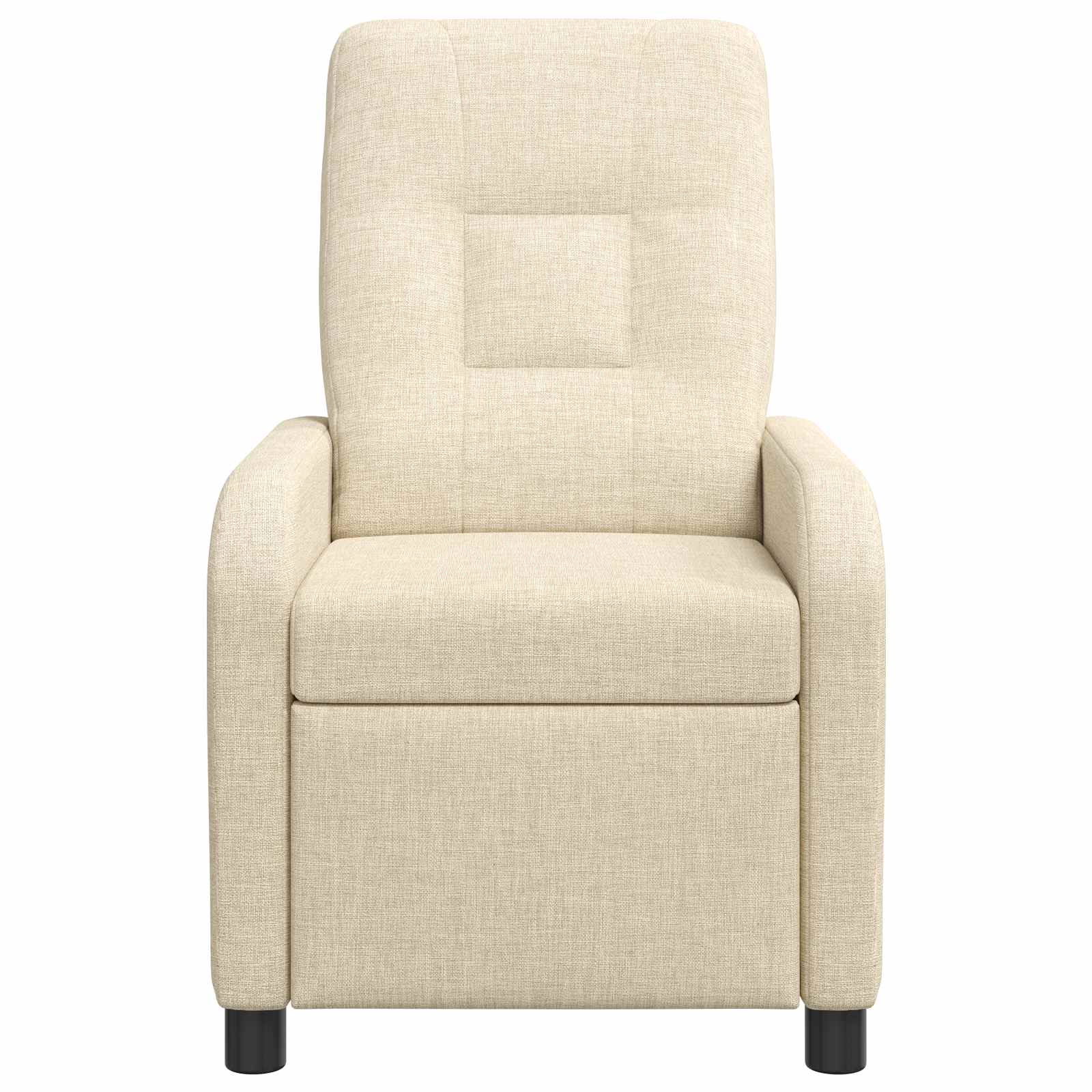 Massage Recliner Crèmekleurig Stof
