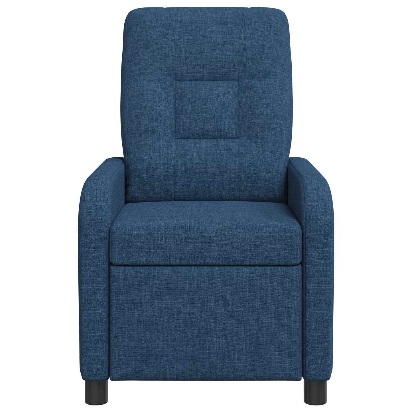 Massage Recliner Blauw Stof