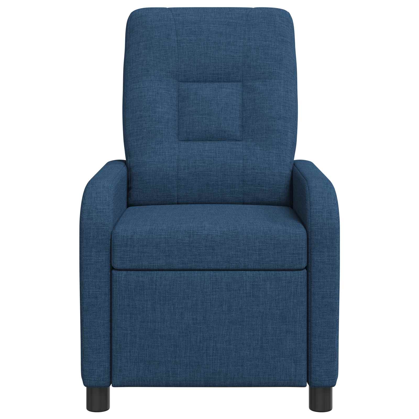 Massage Recliner Blauw Stof