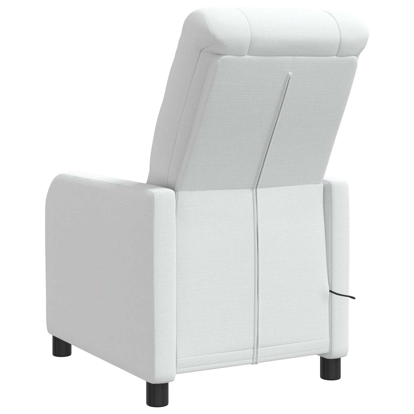 Massage Recliner Wit Stof