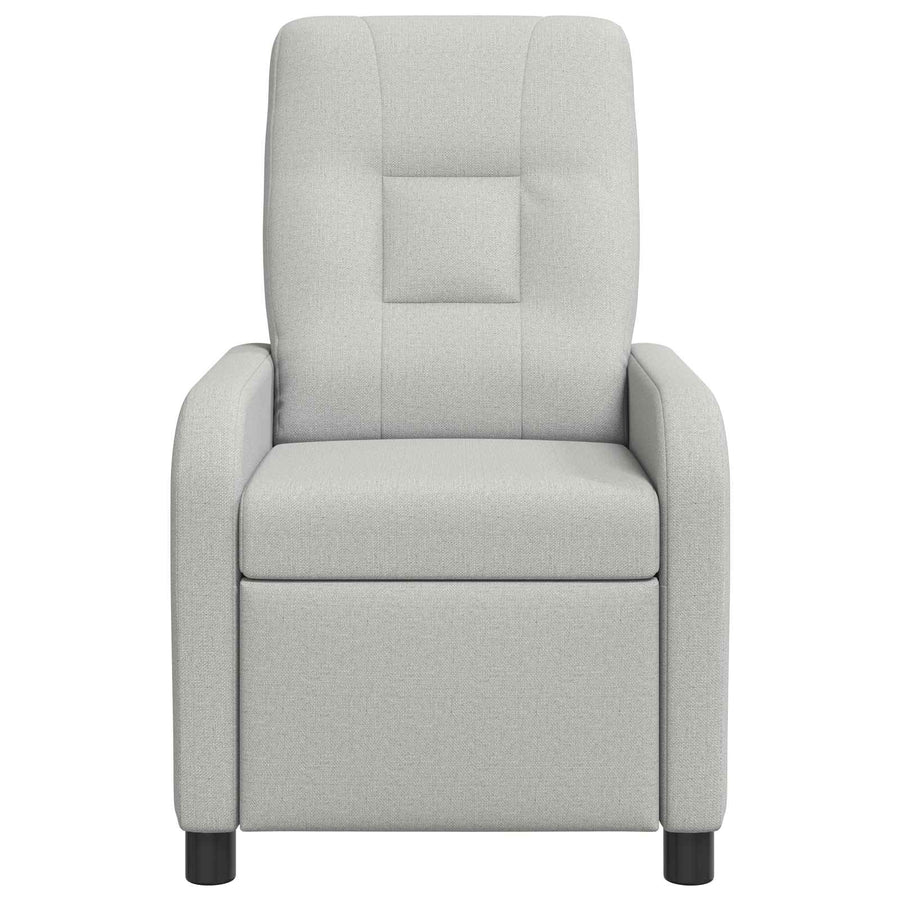 Massage Recliner Wolkengrijs Stof Wolkengrijze stof