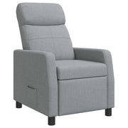 Relaxfauteuil 66x95x100 cm lichtgrijs stof