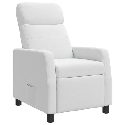 Relaxfauteuil Wit Stof