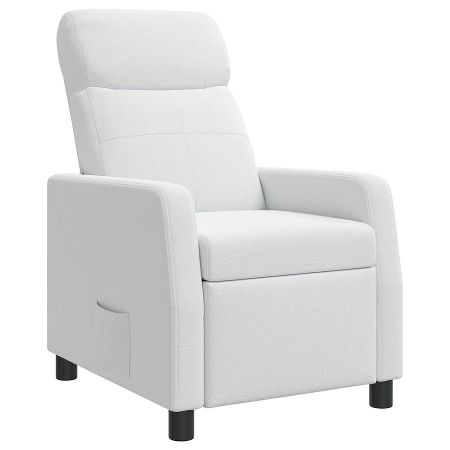 Relaxfauteuil Wit Stof