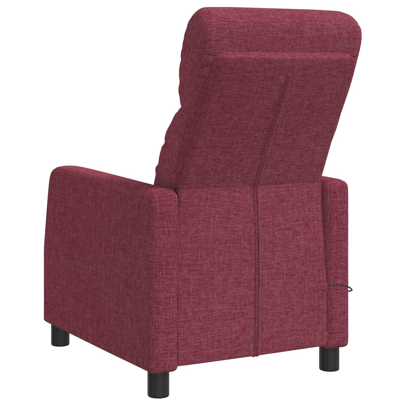Massage Recliner Wijnrood Stof
