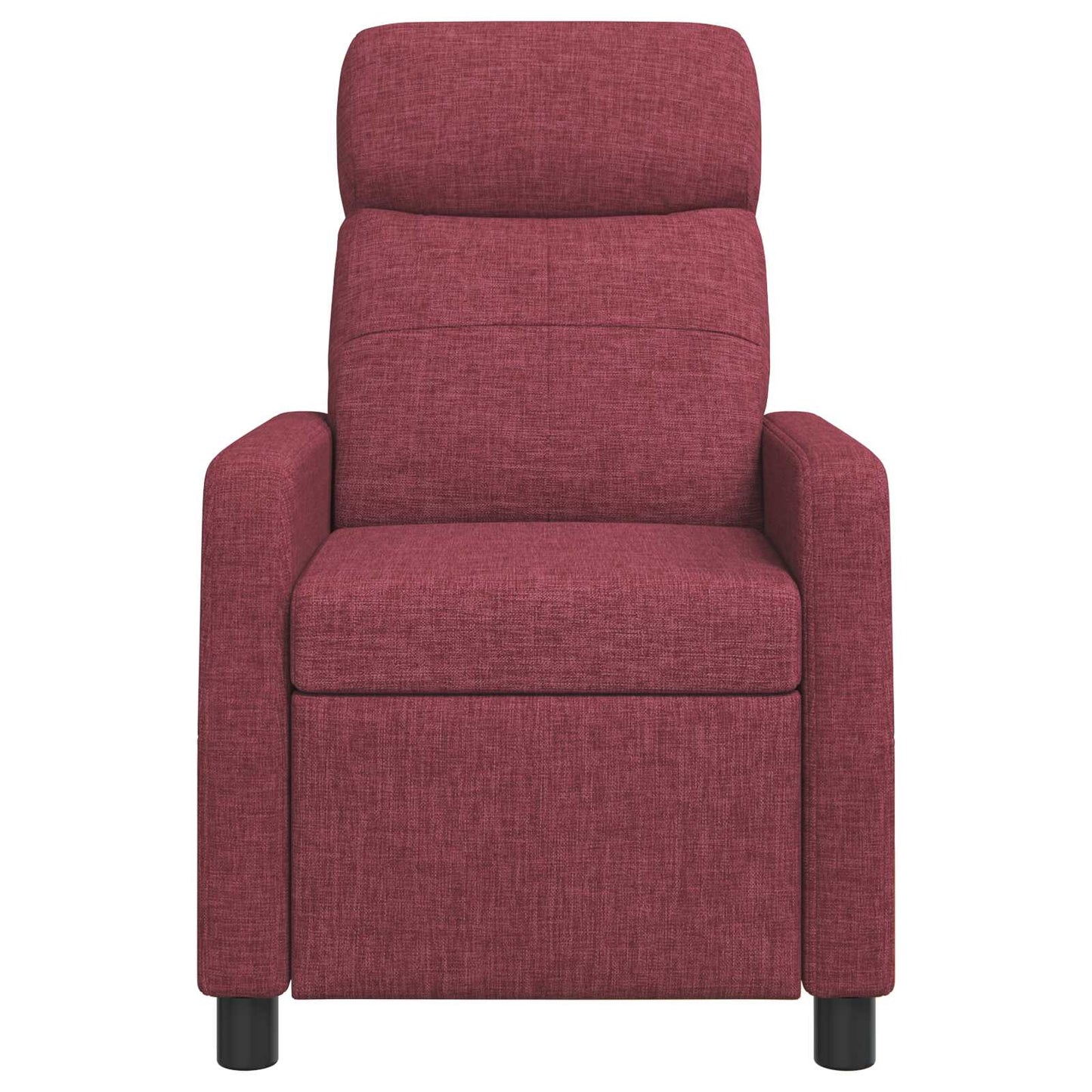 Massage Recliner Wijnrood Stof