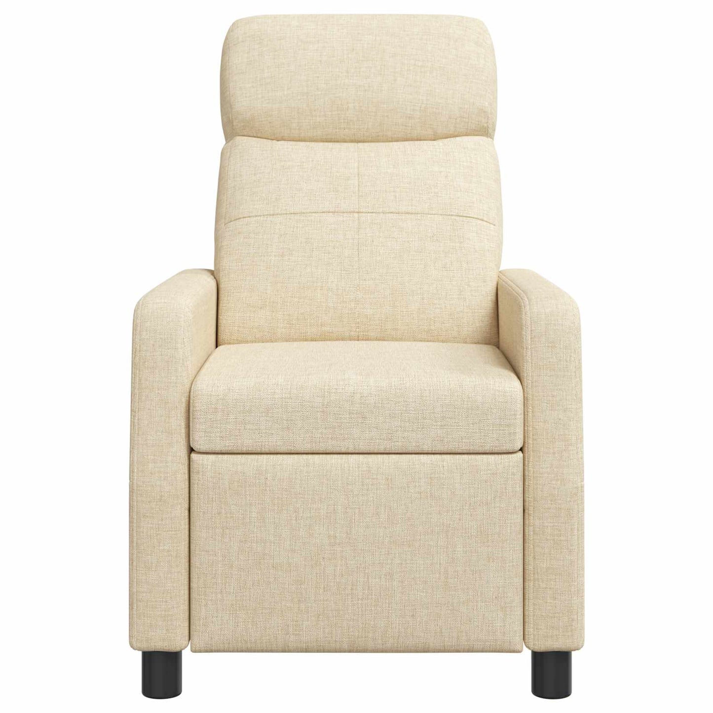 Massage Recliner Crèmekleurig Stof