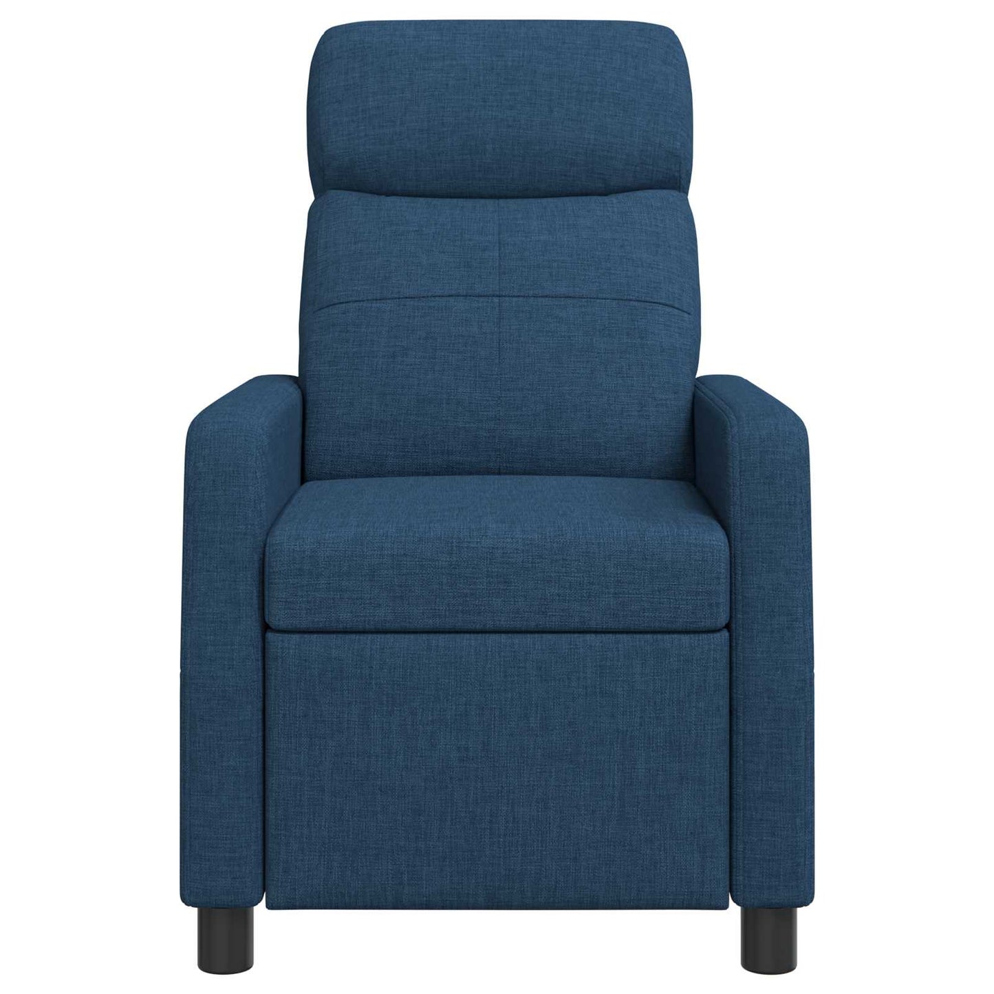 Massage Recliner Blauw Stof