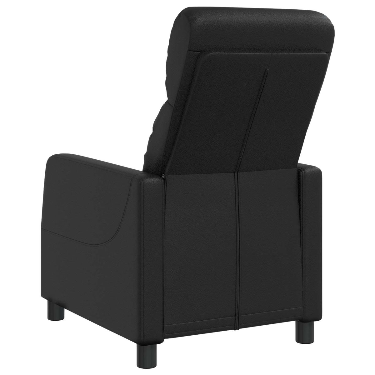 Relaxfauteuil Zwart Kunstleer