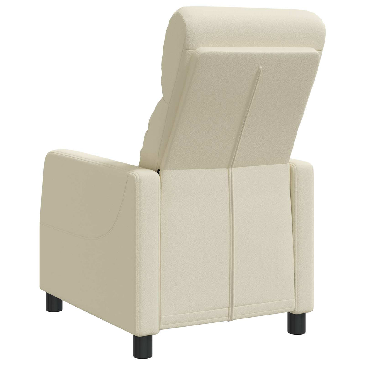 Relaxfauteuil Crèmekleurig Kunstleer