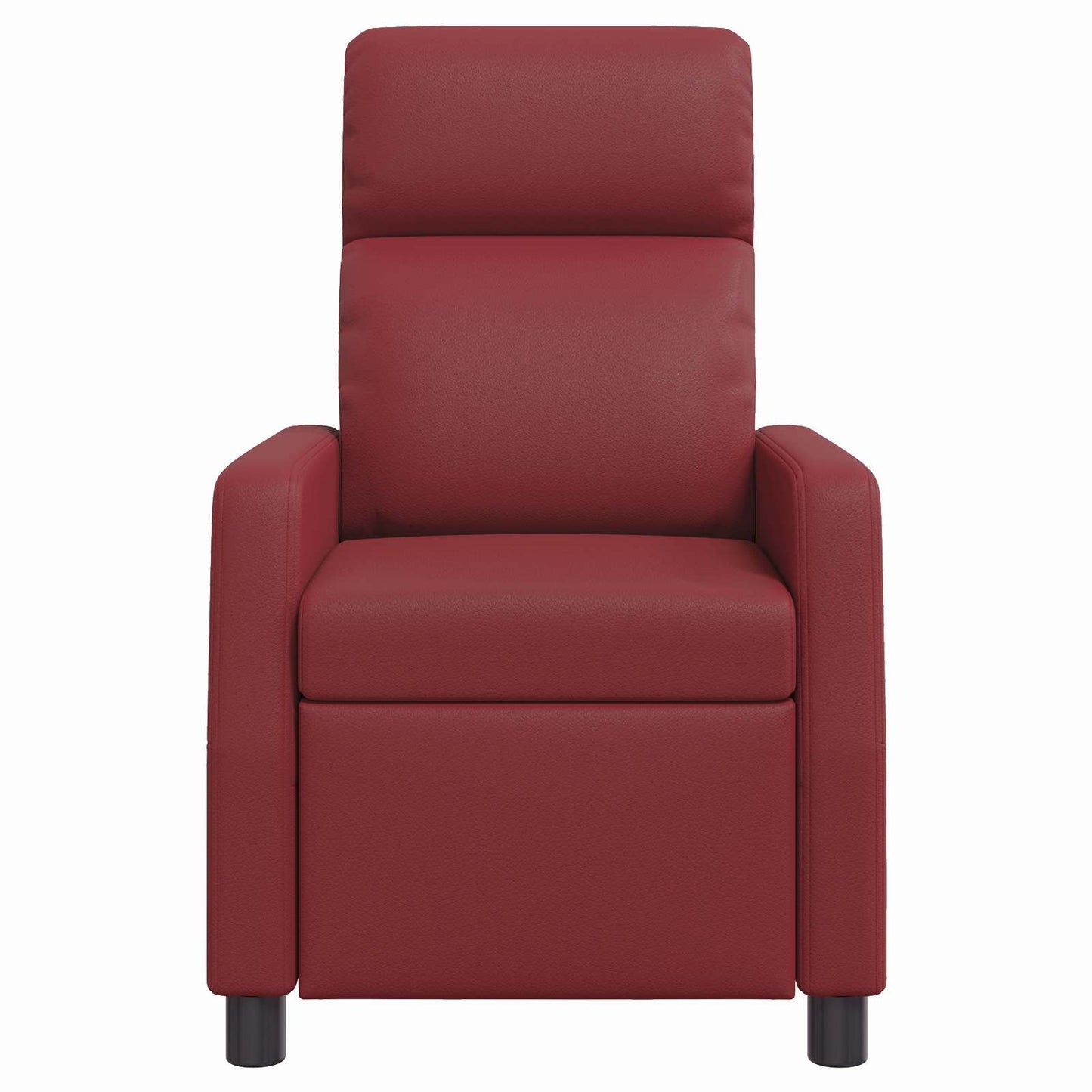 Relaxfauteuil Wijnrood Kunstleer