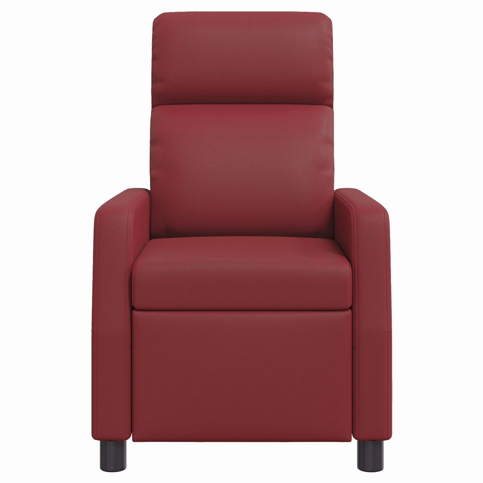 Relaxfauteuil Wijnrood Kunstleer
