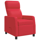 Relaxfauteuil Rood Kunstleer
