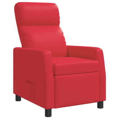 Relaxfauteuil Rood Kunstleer