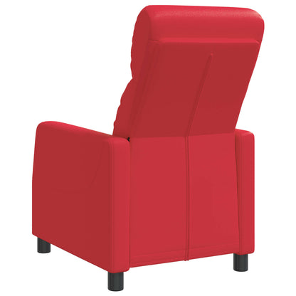 Relaxfauteuil Rood Kunstleer