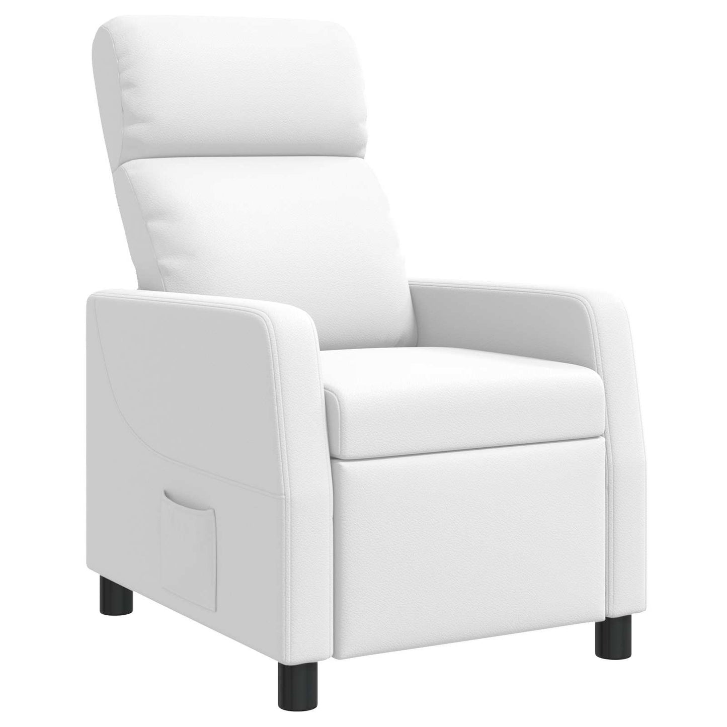 Relaxfauteuil Wit Kunstleer