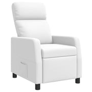 Relaxfauteuil 66x95x100 cm wit kunstleer
