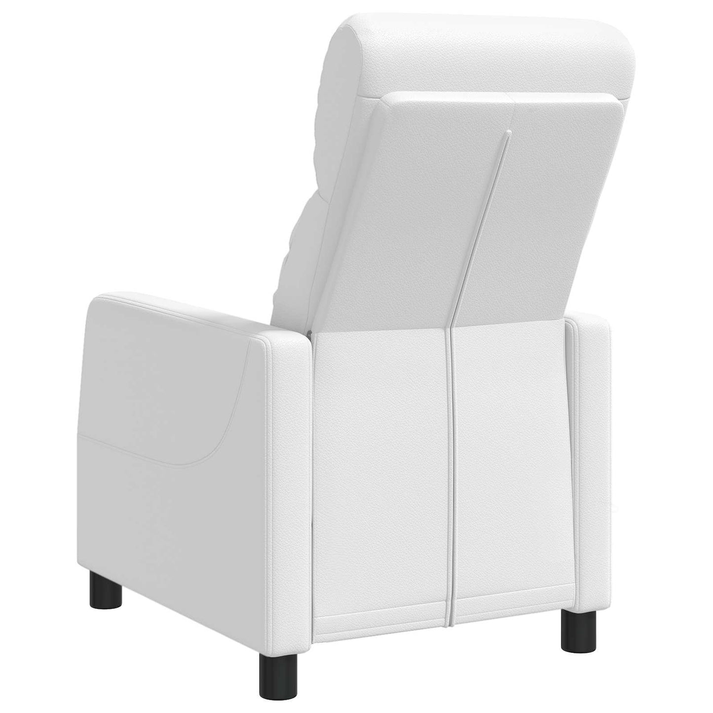 Relaxfauteuil Wit Kunstleer