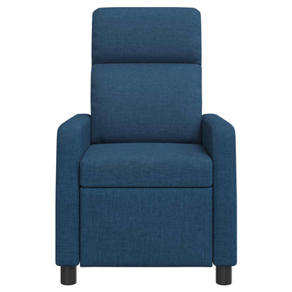 Relaxfauteuil Blauw Stof