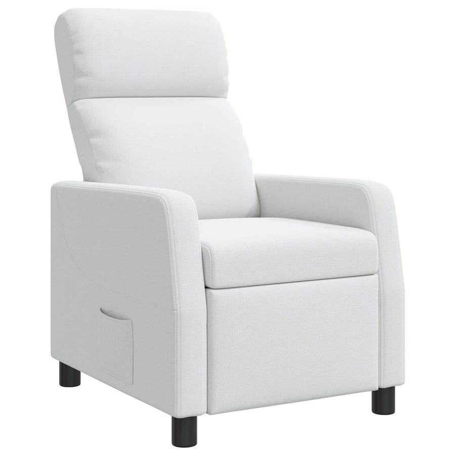 Relaxfauteuil Wit Stof
