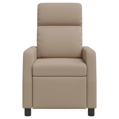 Massage Recliner Cappuccino Kunstleer