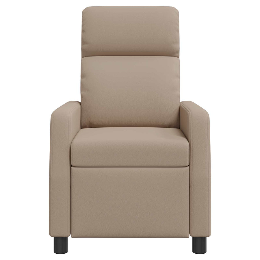Massage Recliner Cappuccino Kunstleer
