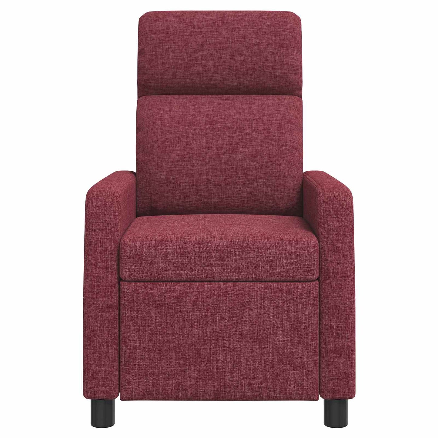 Massage Recliner Wijnrood Stof