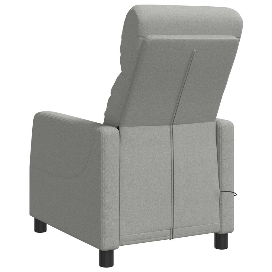 Massage Recliner Wolkengrijs Stof Wolkengrijze stof