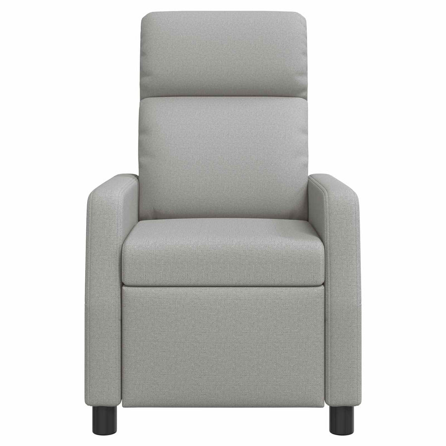 Massage Recliner Wolkengrijs Stof Wolkengrijze stof