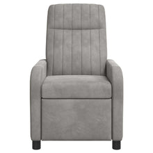 Relaxfauteuil Lichtgrijs fluweel