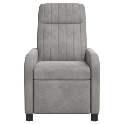 Relaxfauteuil Lichtgrijs fluweel