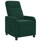Relaxfauteuil Donkergroen fluweel